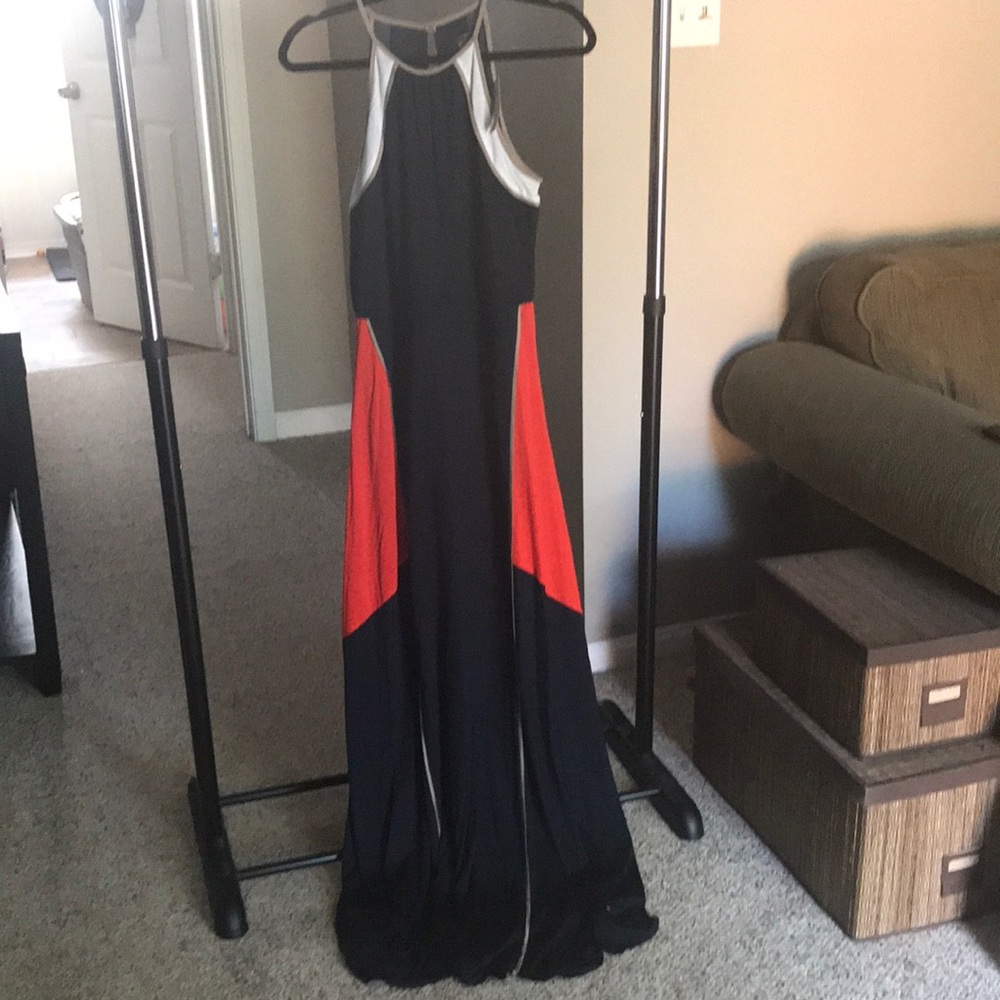 Gorgeous navy Ann Taylor maxi dress - NWT